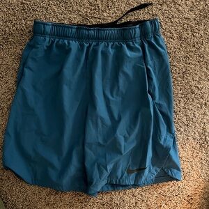 Nike Blue Athletic Performance Shorts